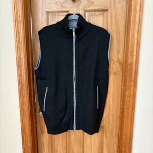 NWOT knitted fleece lined vest